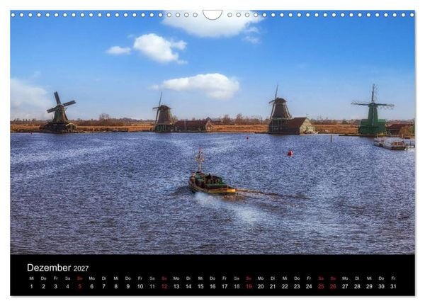 Produktbild: Die Niederlande (Wandkalender 2027 DIN A3 quer), CALVENDO Monatskalender