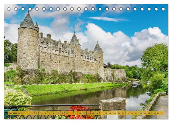Produktbild: Bretagne, wild und sch&ouml;n (Tischkalender 2027 DIN A5 quer), CALVENDO Monatskalender