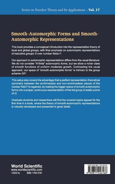 Produktbild: SMOOTH-AUTOMORPHIC FORMS & SMOOTH-AUTOMORPHIC REPRESENTATION