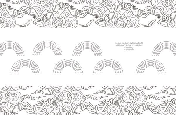 Produktbild: Inspiration Rainbow – 50 kunterbunte Motive zum Ausmalen für mehr Spaß im Alltag