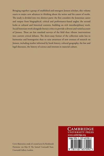 Produktbild: Ben Jonson in Context