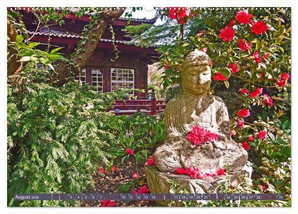 Produktbild: Japanischer Garten Leverkusen (Wandkalender 2026 DIN A2 quer), CALVENDO Monatskalender