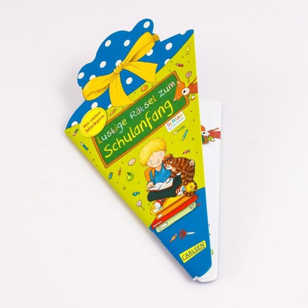 Produktbild: Schlau f&uuml;r die Schule: Lustige R&auml;tsel zum Schulanfang (Schult&uuml;te blau)