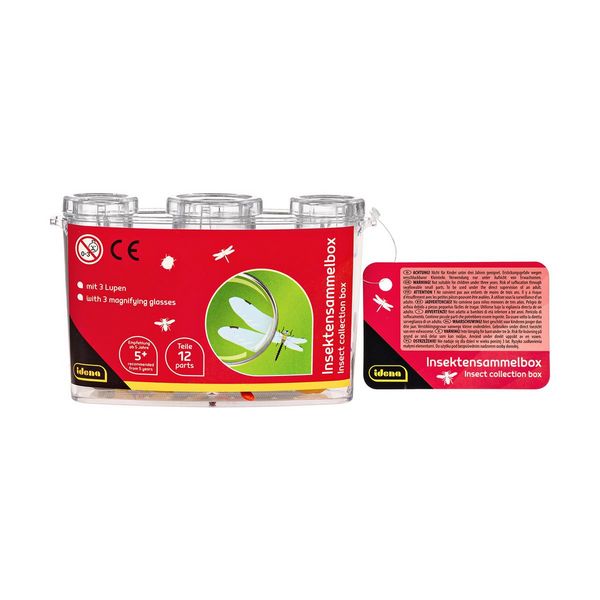 Produktbild: Idena Insekten Sammelbox mit 3 Lupen