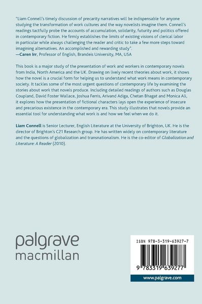 Produktbild: Precarious Labour and the Contemporary Novel