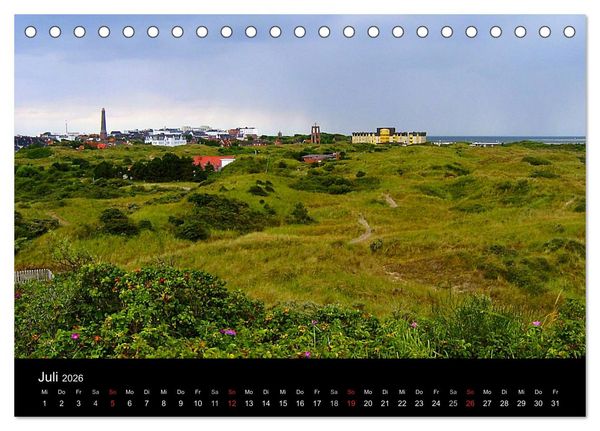 Produktbild: Borkum (Tischkalender 2026 DIN A5 quer), CALVENDO Monatskalender