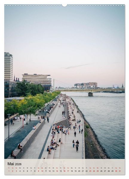 Produktbild: K&ouml;ln &ndash; Urbane Fotografien (Wandkalender 2026 DIN A2 hoch), CALVENDO Monatskalender