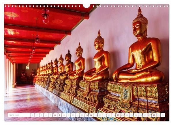 Produktbild: Bangkok - Thailands Hauptstadt in bunten Bildern (Wandkalender 2026 DIN A3 quer), CALVENDO Monatskalender