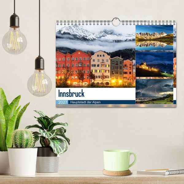 Produktbild: Innsbruck - Hauptstadt der Alpen (Wandkalender 2027 DIN A4 quer), CALVENDO Monatskalender