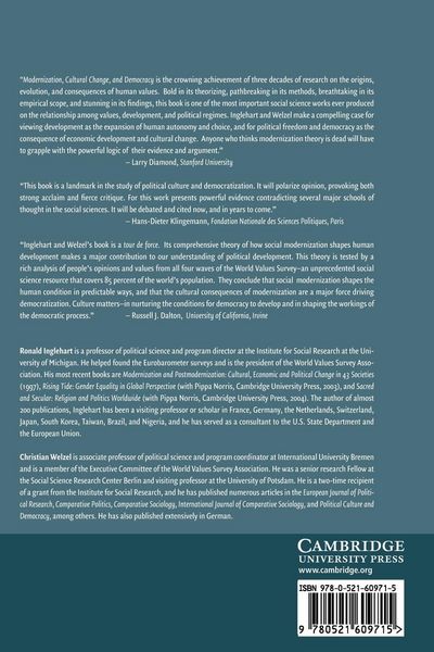 Produktbild: Modernization, Cultural Change, and Democracy