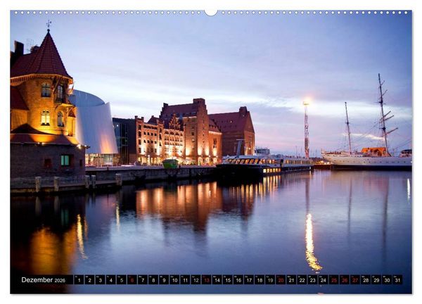 Produktbild: Hansestadt Stralsund (Wandkalender 2026 DIN A2 quer), CALVENDO Monatskalender