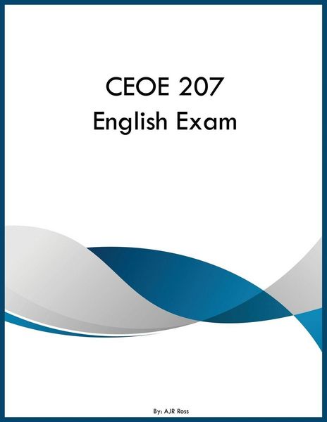Produktbild: CEOE 207 English Exam