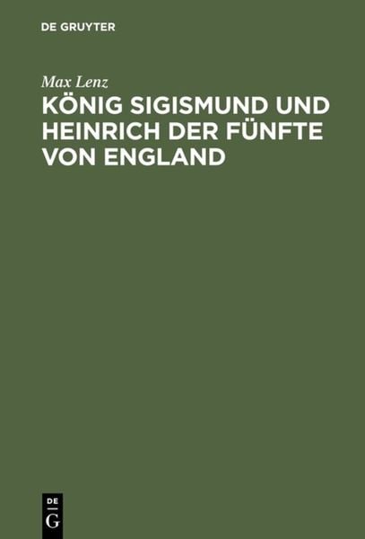 Produktbild: K&ouml;nig Sigismund und Heinrich der F&uuml;nfte von England