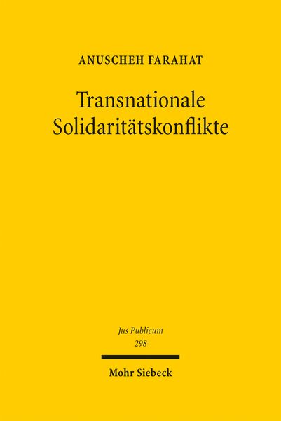 Produktbild: Farahat, A: Transnationale Solidarit&auml;tskonflikte