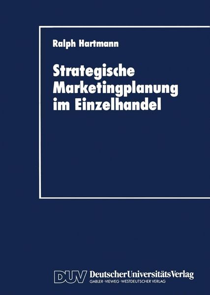 Produktbild: Strategische Marketingplanung im Einzelhandel