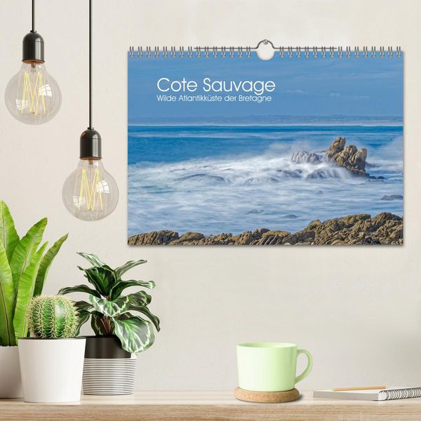 Produktbild: Cote Sauvage. Wilde Atlantikk&uuml;ste der Bretagne. (Wandkalender 2026 DIN A4 quer), CALVENDO Monatskalender