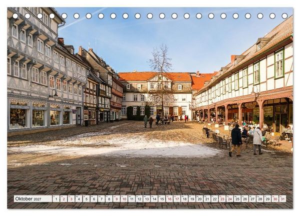 Produktbild: Goslar im Winter (Tischkalender 2027 DIN A5 quer), CALVENDO Monatskalender