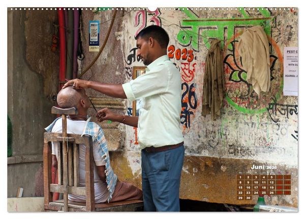 Produktbild: Typisch Indien - Unterwegs in Rajasthan (hochwertiger Premium Wandkalender 2026 DIN A2 quer), Kunstdruck in Hochglanz