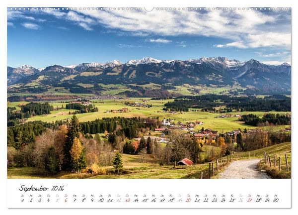 Produktbild: Erlebnis Oberallg&auml;u (Wandkalender 2026 DIN A2 quer), CALVENDO Monatskalender