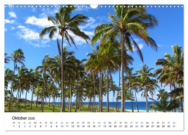 Produktbild: Die Osterinsel - mystisches Inselparadies im S&uuml;dostpazifik (Wandkalender 2026 DIN A3 quer), CALVENDO Monatskalender