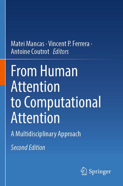 Produktbild: From Human Attention to Computational Attention