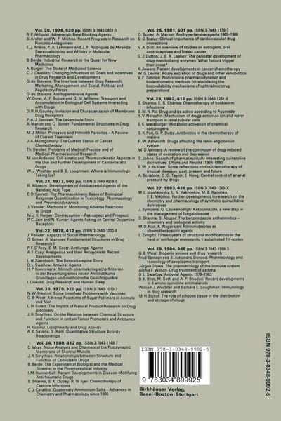 Produktbild: Progress in Drug Research