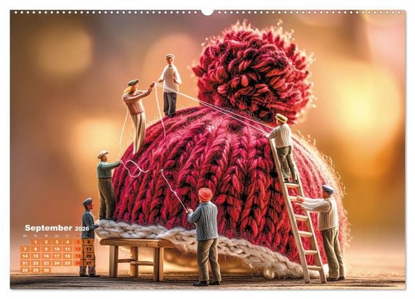 Produktbild: Miniatur - Atelier (hochwertiger Premium Wandkalender 2026 DIN A2 quer), Kunstdruck in Hochglanz