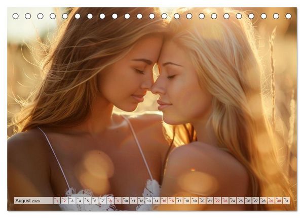 Produktbild: Farben der Liebe: Bunte Vielfalt des Herzens (Tischkalender 2026 DIN A5 quer), CALVENDO Monatskalender