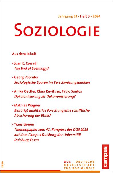 Produktbild: Soziologie 03/2024