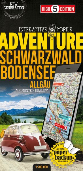 Produktbild: Interactive Mobile ADVENTUREMAP Schwarzwald Bodensee Allg&auml;u