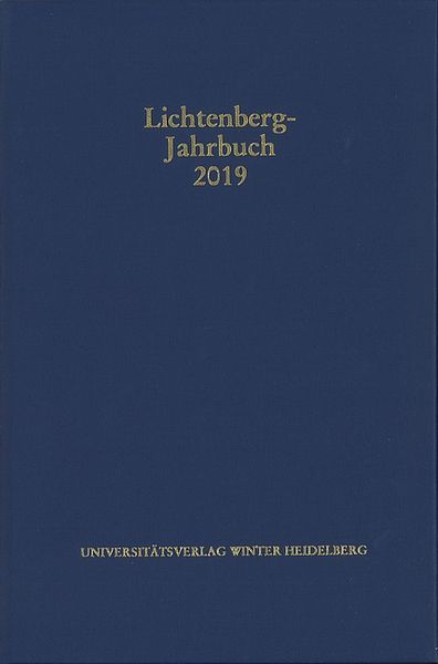 Produktbild: Lichtenberg-Jahrbuch 2019