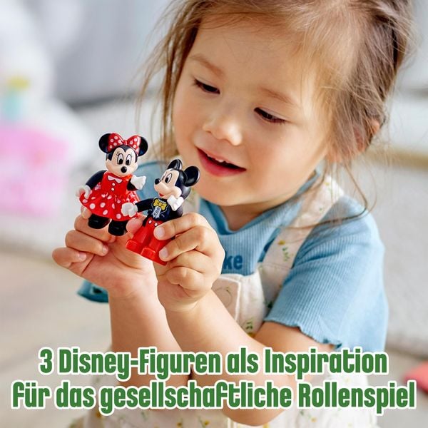 LEGO DUPLO | Disney 10941 Mickys und Minnies Geburtstagszug, Spielzeugzug