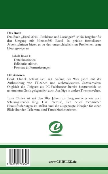 Produktbild: Excel 2013. Probleme und L&ouml;sungen. Band 1
