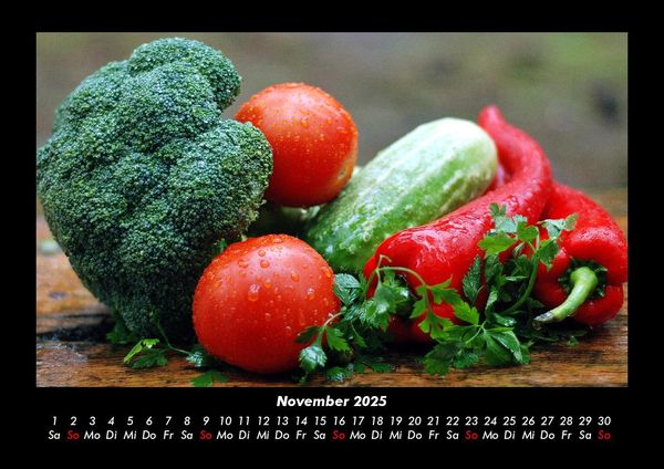 Produktbild: Gem&uuml;sekalender 2025 Fotokalender DIN A3