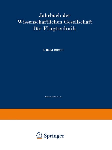 Produktbild: Jahrbuch der Wissenschaftlichen Gesellschaft f&uuml;r Flugtechnik