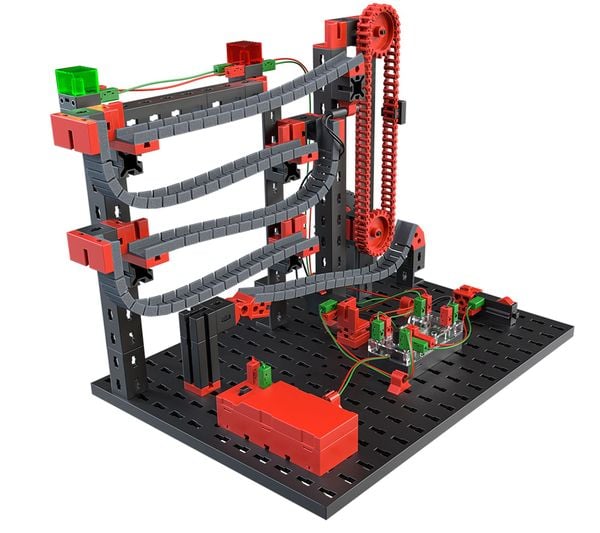 Produktbild: Fischertechnik 559883 - PROFI E-Tronic, 16 Modelle, Konstruktionsbaukasten