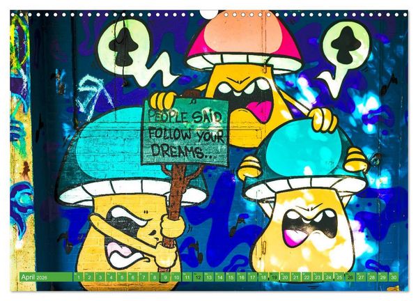 Produktbild: Street art Amsterdam Michael Jaster (Wandkalender 2026 DIN A3 quer), CALVENDO Monatskalender