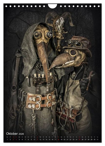 Produktbild: Steampunk Artwork (Wandkalender 2026 DIN A4 hoch), CALVENDO Monatskalender
