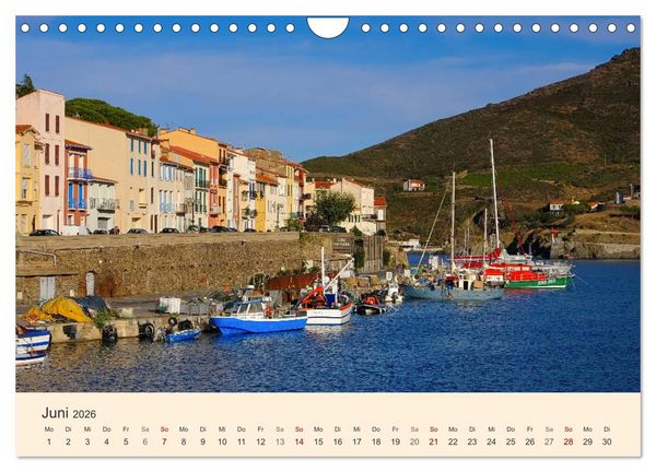 Produktbild: Cote Vermeille - Wo die Pyren&auml;en das Meer k&uuml;ssen (Wandkalender 2026 DIN A4 quer), CALVENDO Monatskalender