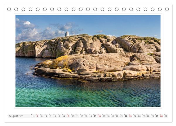 Produktbild: Bohusl&auml;n. K&auml;ring&ouml;n - Gullholmen - H&aring;ll&ouml; (Tischkalender 2026 DIN A5 quer), CALVENDO Monatskalender