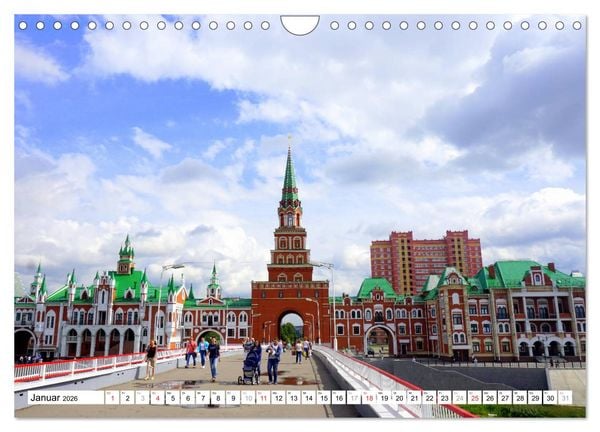 Produktbild: Malerisches Russland - Impressionen aus Joschkar-Ola (Wandkalender 2026 DIN A4 quer), CALVENDO Monatskalender