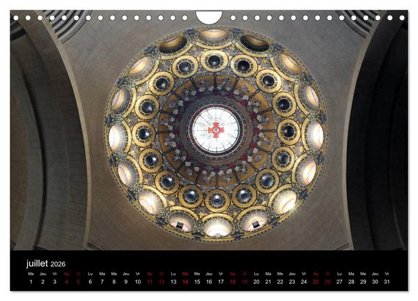 Produktbild: Un jour Lourdes (Calendrier mural 2026 DIN A4 vertical), CALVENDO calendrier mensuel