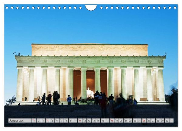 Produktbild: Washington D.C. (Wandkalender 2026 DIN A4 quer), CALVENDO Monatskalender