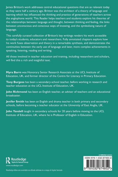 Produktbild: James Britton on Education