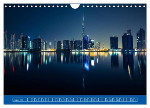 Produktbild: Metropolen - Asiens sch&ouml;nste St&auml;dte bei Nacht (Wandkalender 2027 DIN A4 quer), CALVENDO Monatskalender