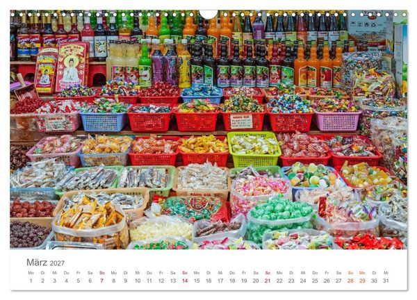 Produktbild: M&auml;rkte in S&uuml;dostasien (Wandkalender 2027 DIN A3 quer), CALVENDO Monatskalender