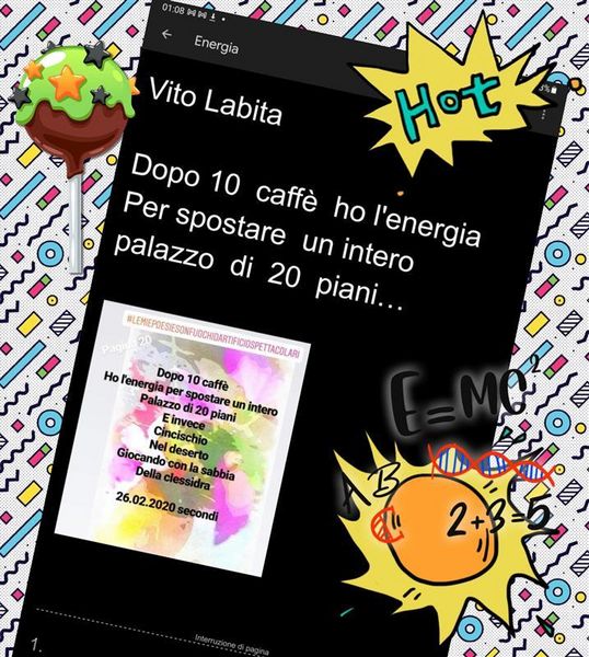 Produktbild: Dopo 10 caff&egrave; ho l'energia Per spostare un intero palazzo di 20 piani...