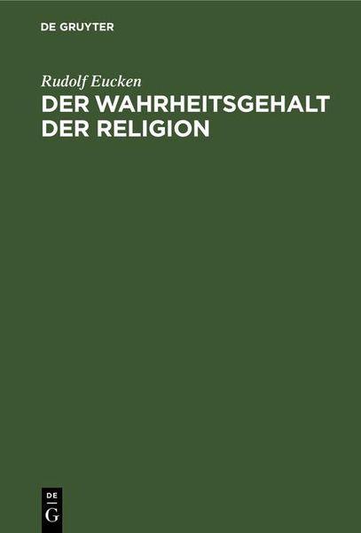 Produktbild: Der Wahrheitsgehalt der Religion