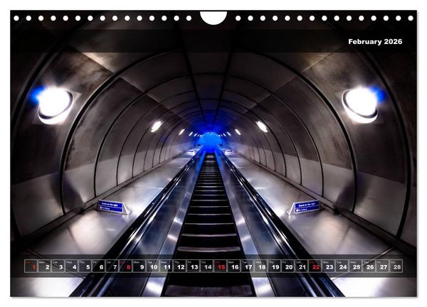 Produktbild: London Underground 2026 (Wall Calendar 2026 DIN A4 landscape), CALVENDO 12 Month Wall Calendar