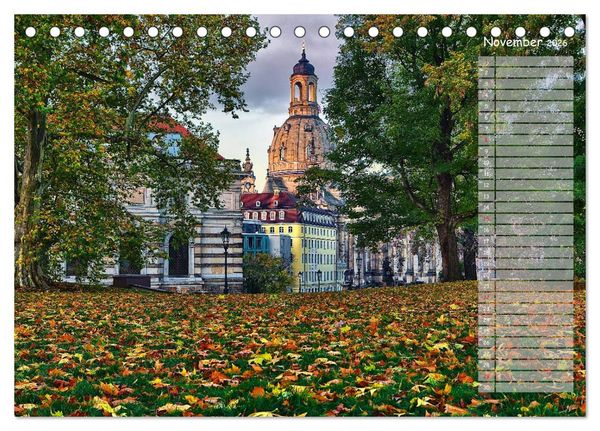 Produktbild: Dresden 2026 / Geburtstagskalender (Tischkalender 2026 DIN A5 quer), CALVENDO Monatskalender